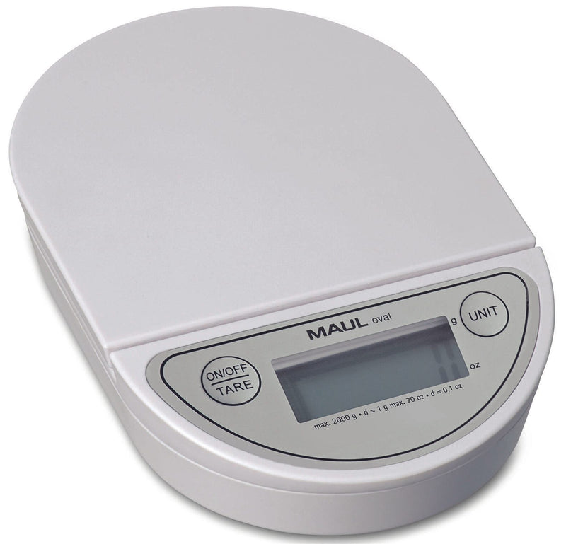 MAUL Briefwaage Oval weiß