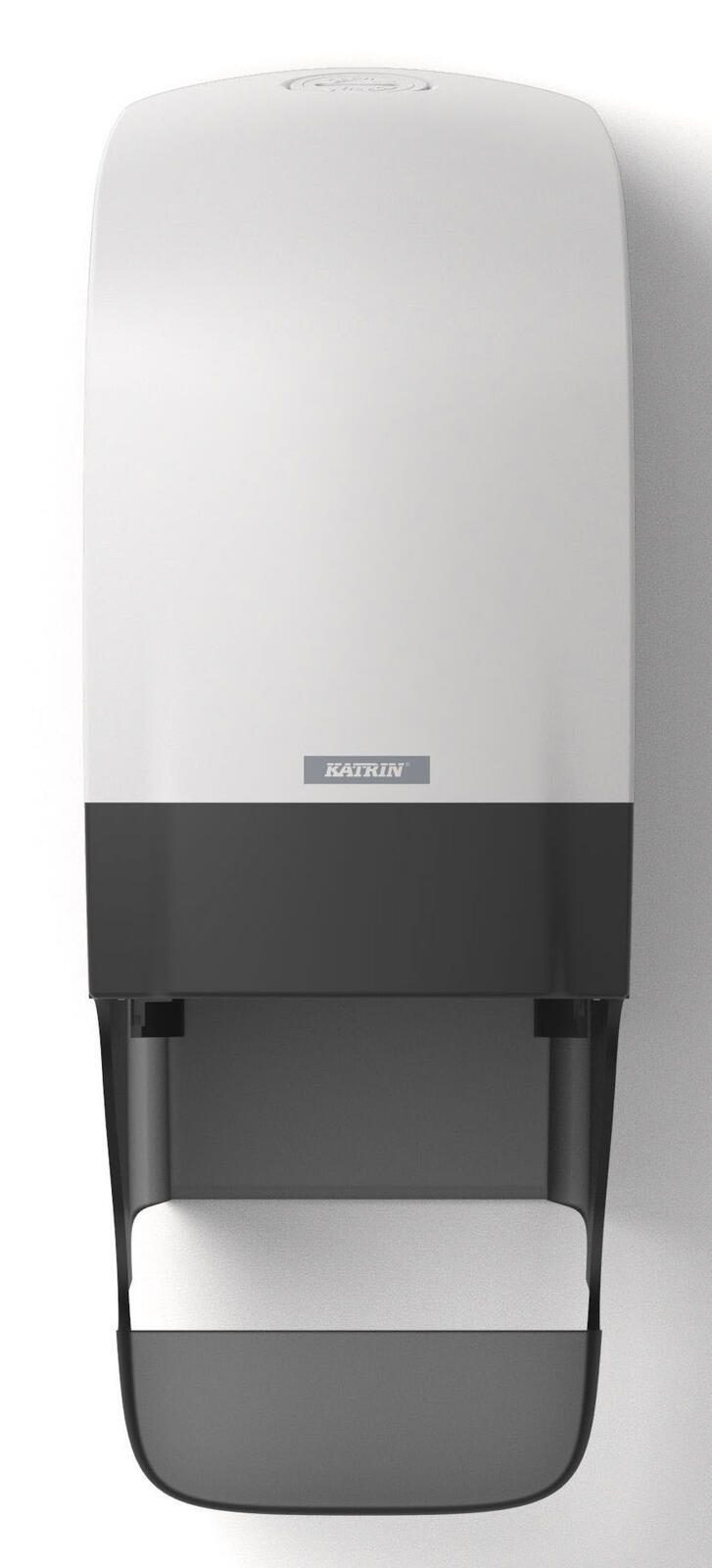 KATRIN Toilettenpapierspender 2 Rollen weiß, schwarz