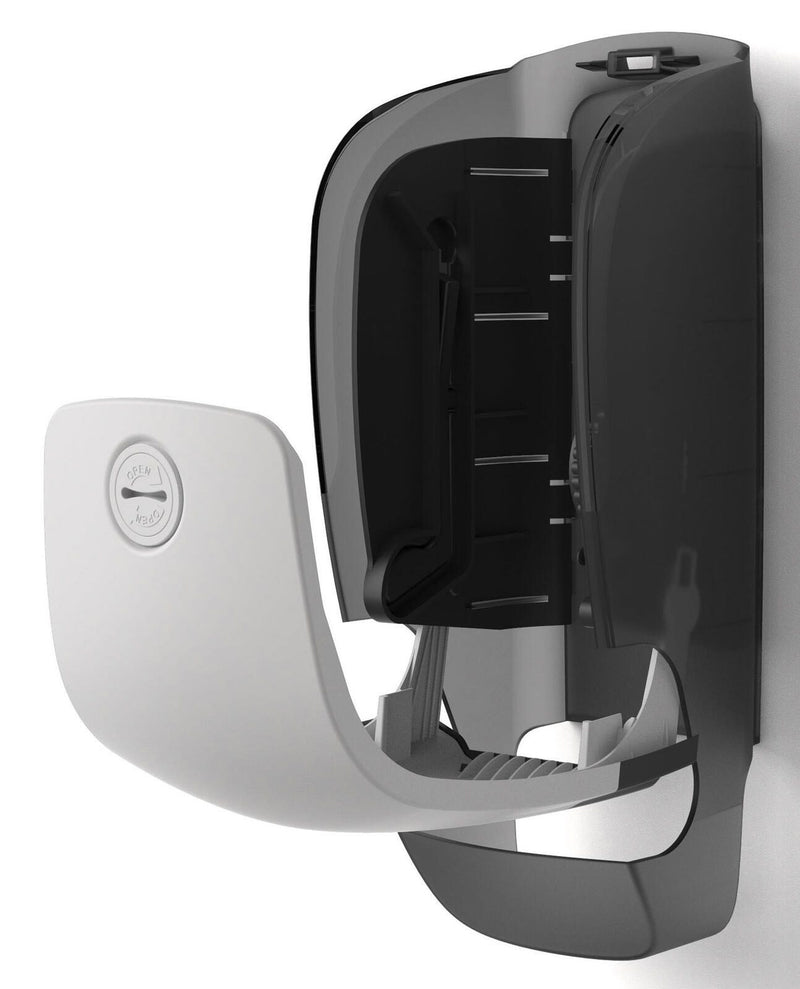 KATRIN Toilettenpapierspender 2 Rollen weiß, schwarz