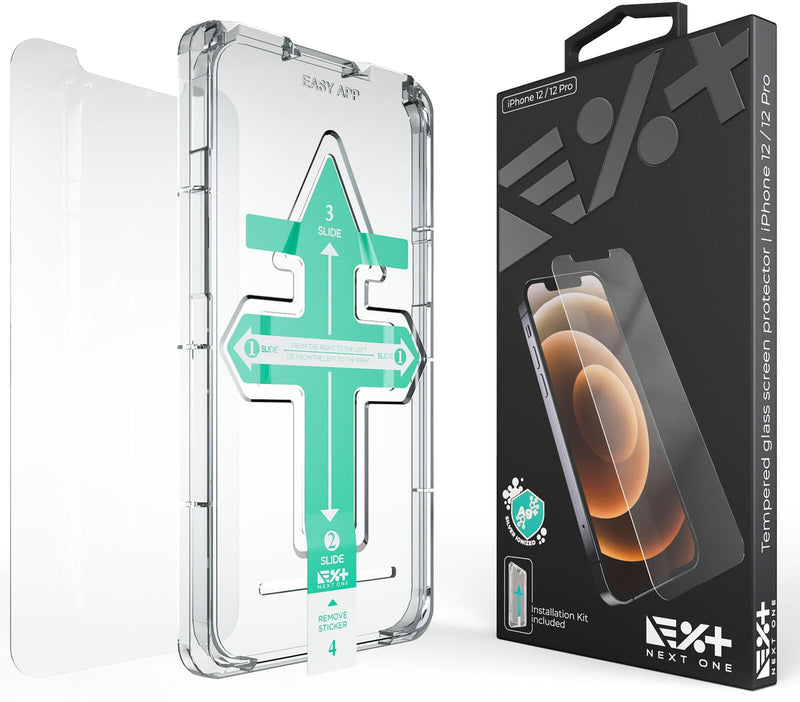 NEXT ONE Display-Schutzglas passend für Modell: iPhone 12, iPhone 12 Pro - Apple