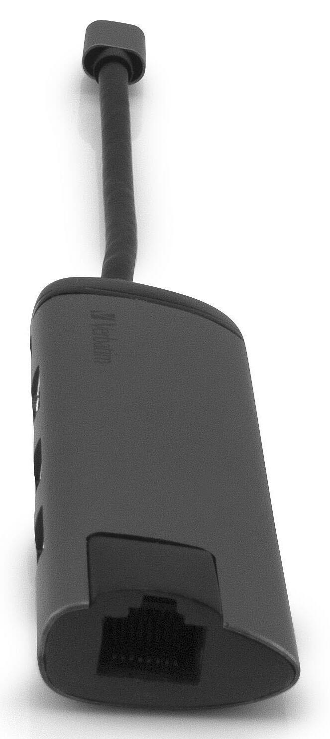 Verbatim Multiport-Adapter USB-C Hub mit HDMI+LAN