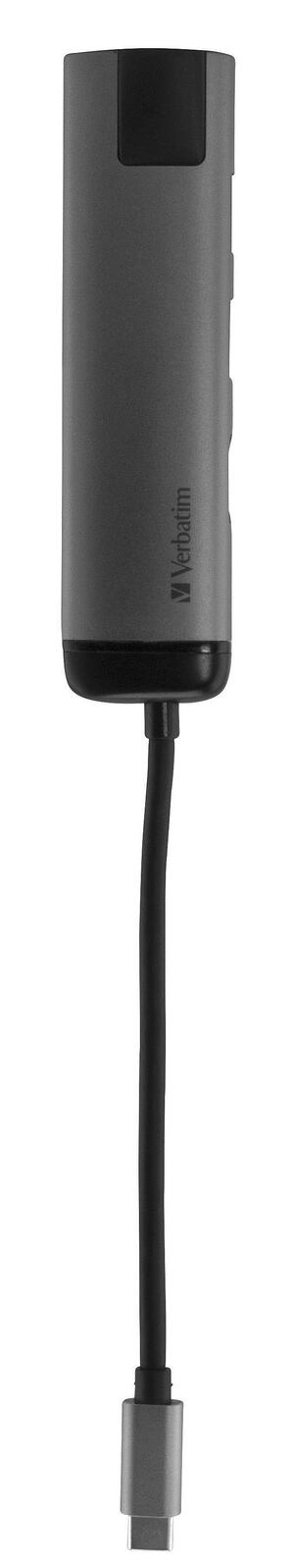 Verbatim Multiport-Adapter USB-C Hub mit HDMI+LAN