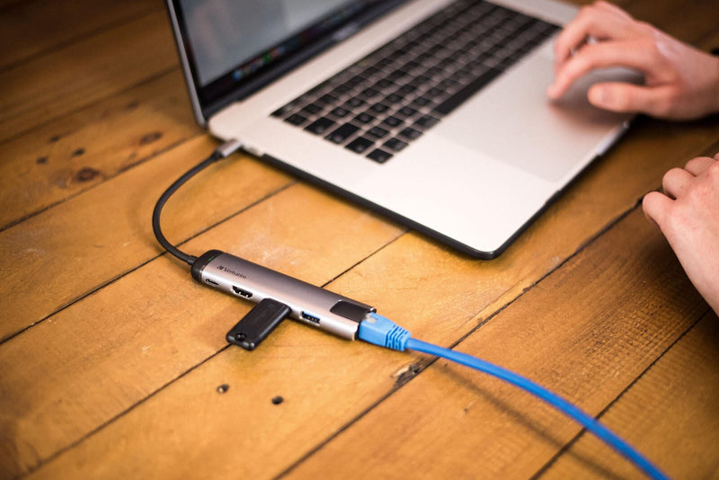 Verbatim Multiport-Adapter USB-C Hub mit HDMI+LAN