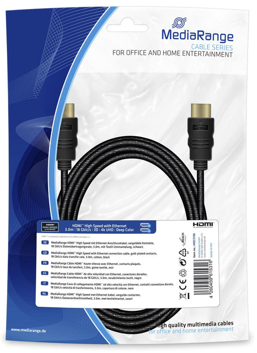 MediaRange HDMI-Kabel MRCS198 3 m