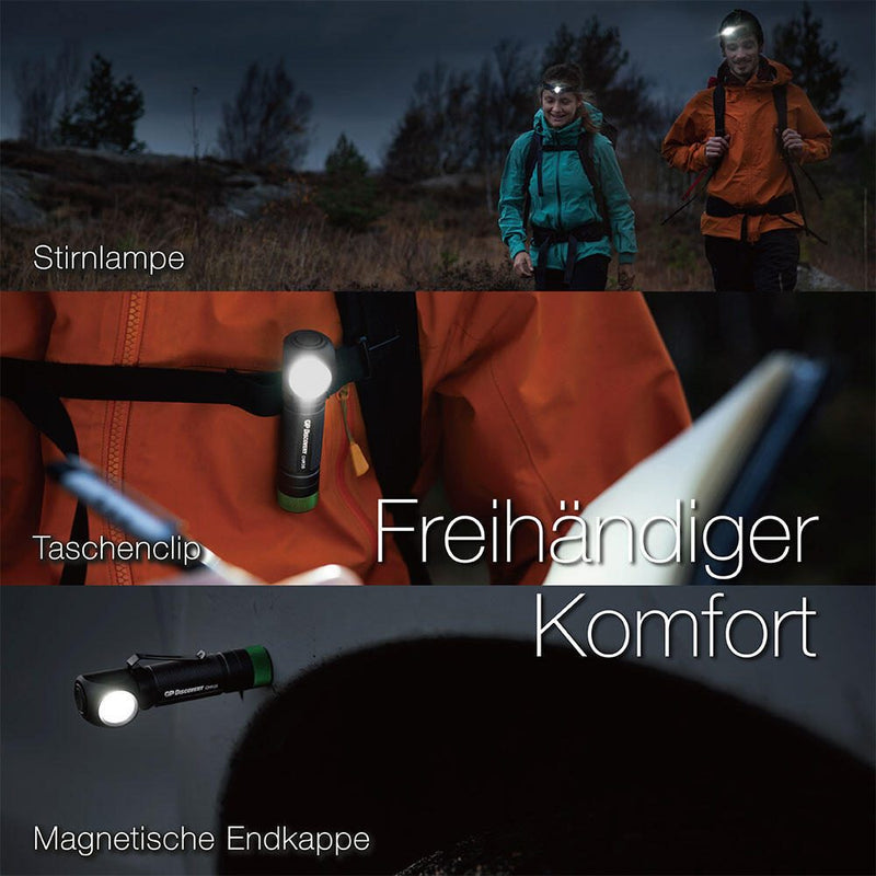 GP Stirnlampe schwarz