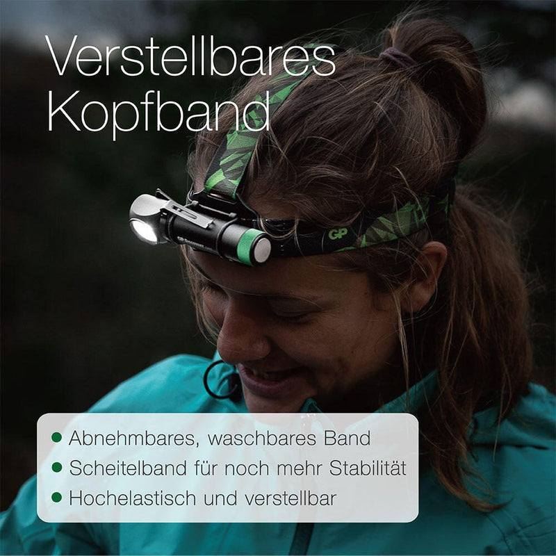 GP Stirnlampe schwarz