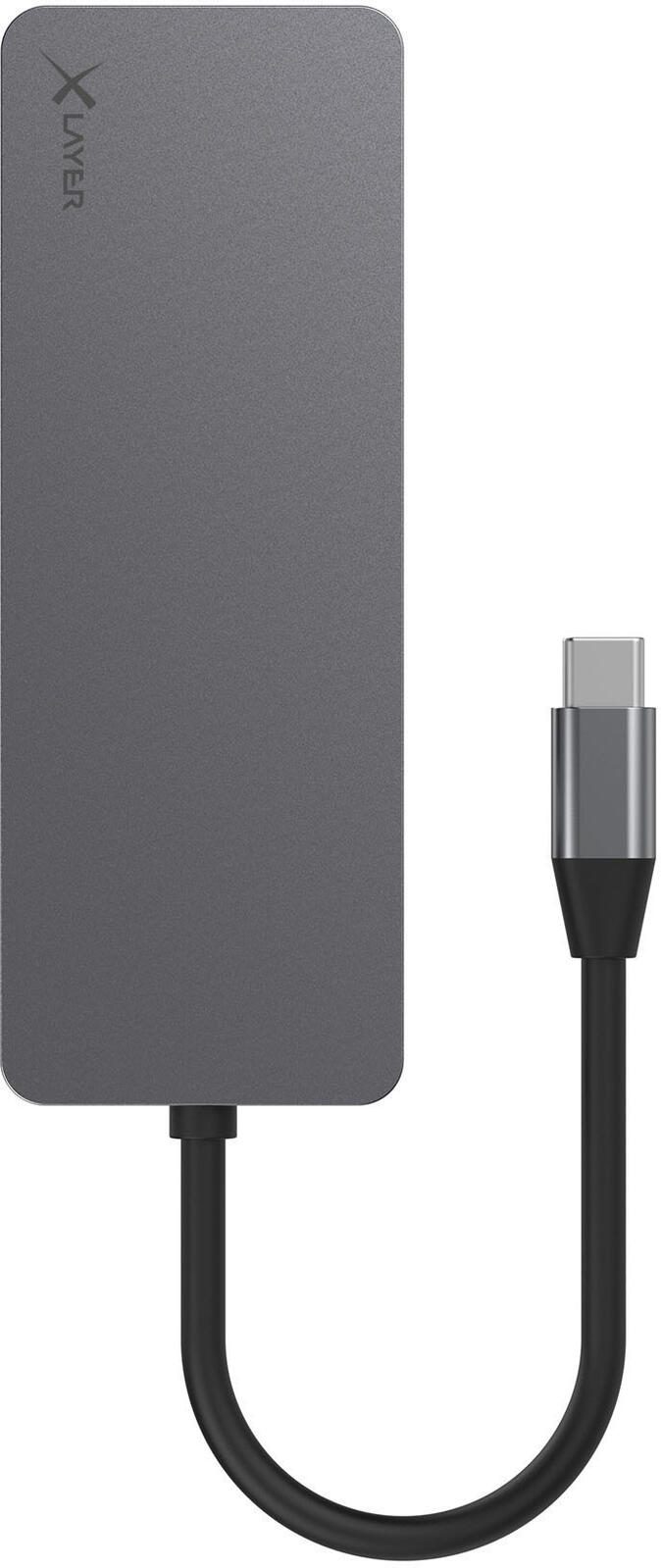 XLAYER Multiport-Adapter USB Hub 7-in-1 7-in-1