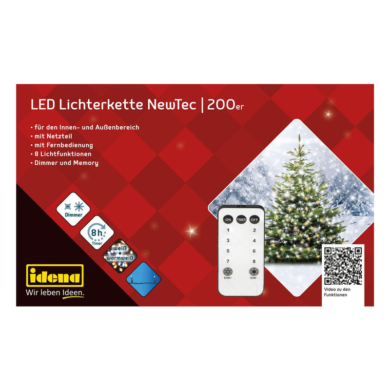 Idena Lichterkette grün