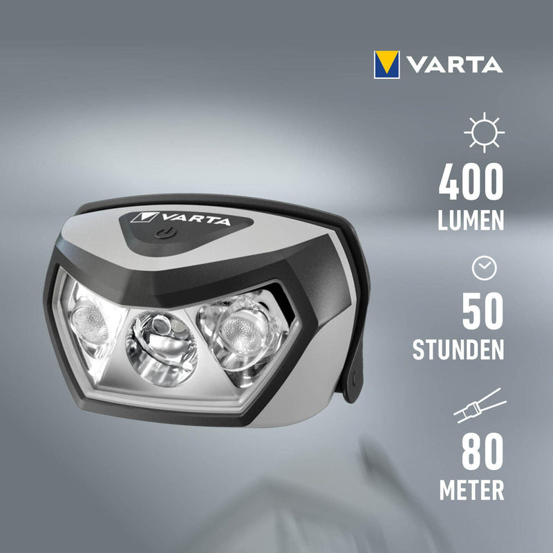 VARTA Stirnlampe schwarz