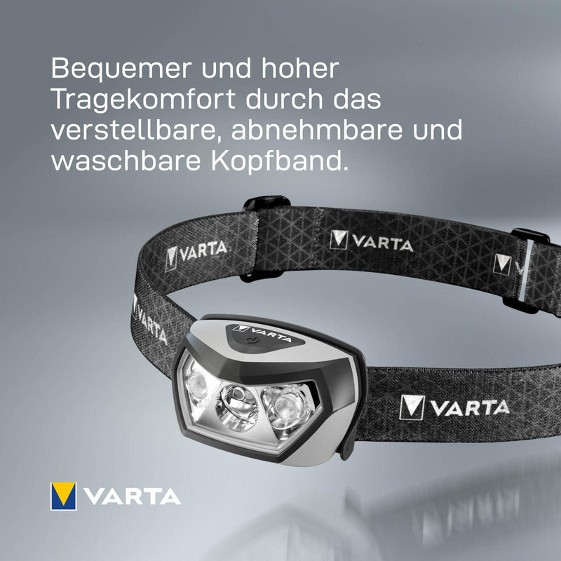 VARTA Stirnlampe schwarz