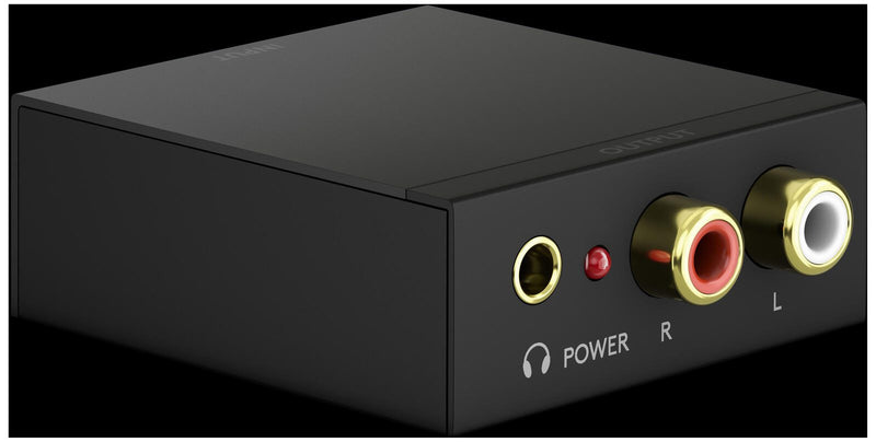 goobay Media Converter S/PDIF, Koax-Buchse/2x Cinch-Buchse, 3,5 mm Klinke