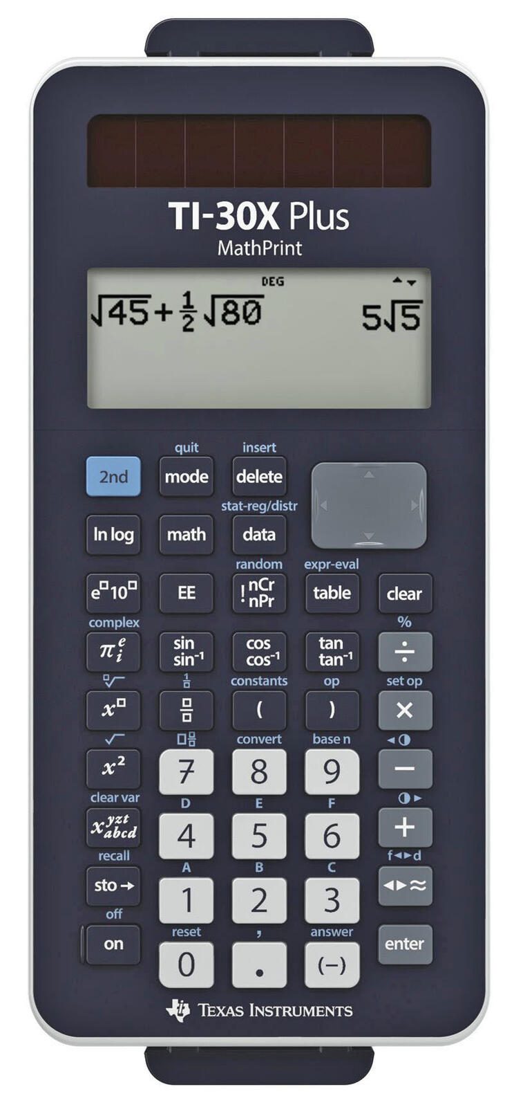 TEXAS INSTRUMENTS TI-30X Plus MathPrint™ Wissenschaftlicher Taschenrechner schwarz