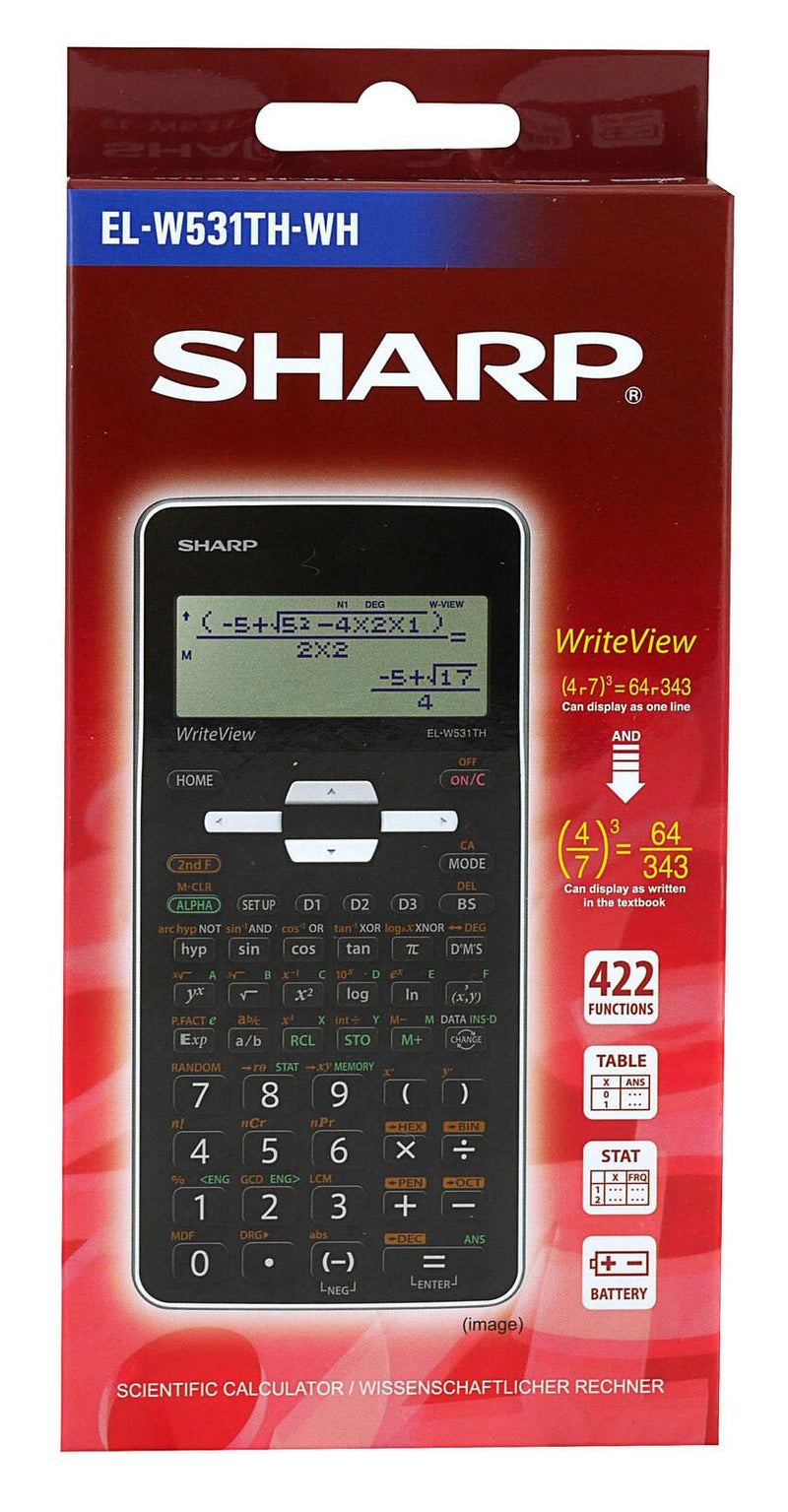 SHARP EL-531TH Schulrechner weiß