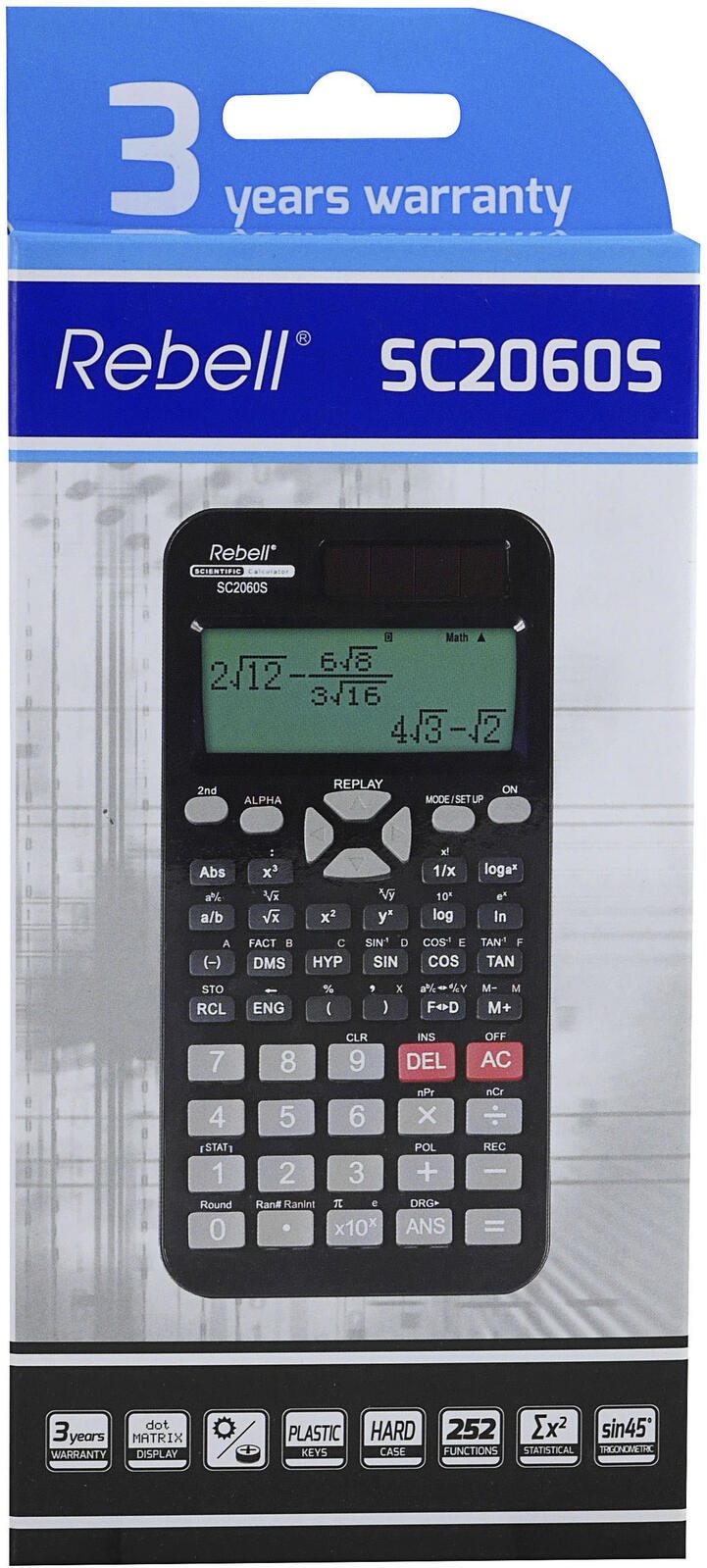 Rebell Schulrechner SC2060S schwarz