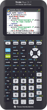TEXAS INSTRUMENTS TI-84 Plus CE-T Python Edition Grafikrechner schwarz