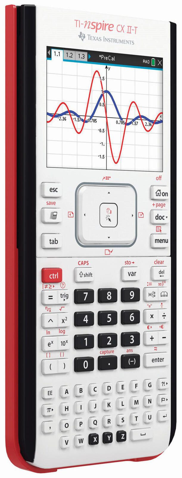 TEXAS INSTRUMENTS TI-Nspire CX II-T Grafikrechner schwarz/weiss