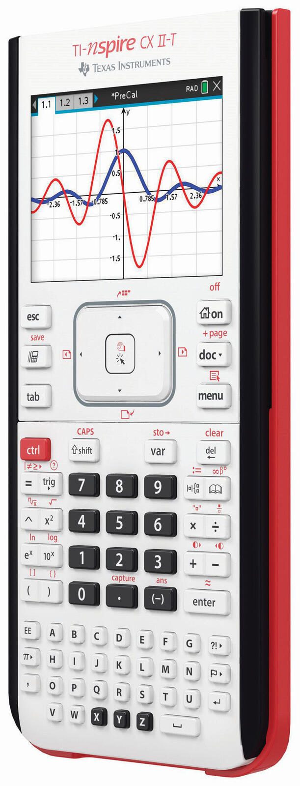 TEXAS INSTRUMENTS TI-Nspire CX II-T Grafikrechner schwarz/weiss