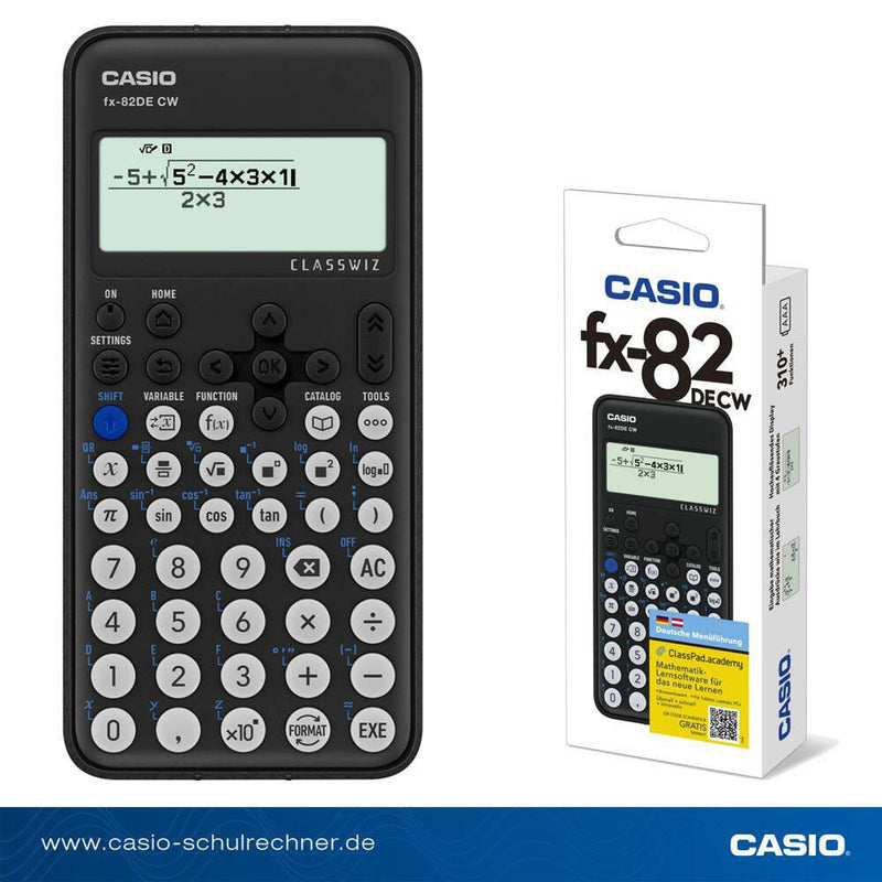 CASIO Schulrechner FX-82DE CW