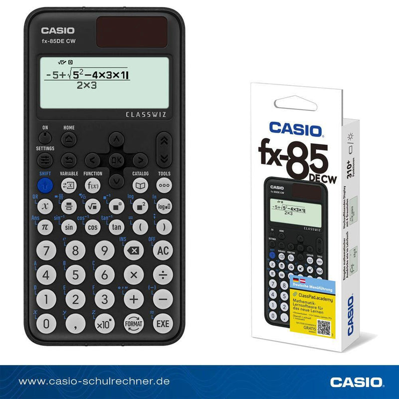 CASIO Schulrechner FX-85DE CW