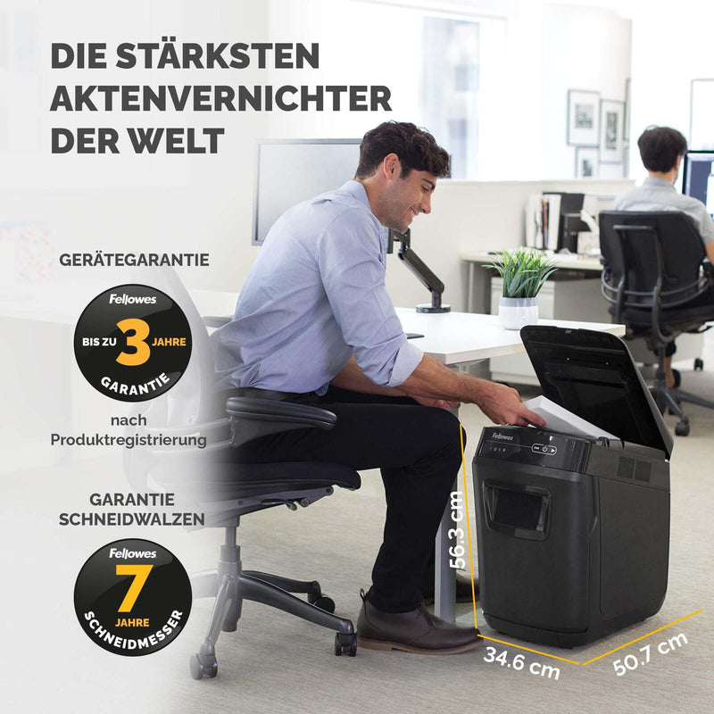 Fellowes Automax 200c Aktenvernichter mit Partikelschnitt