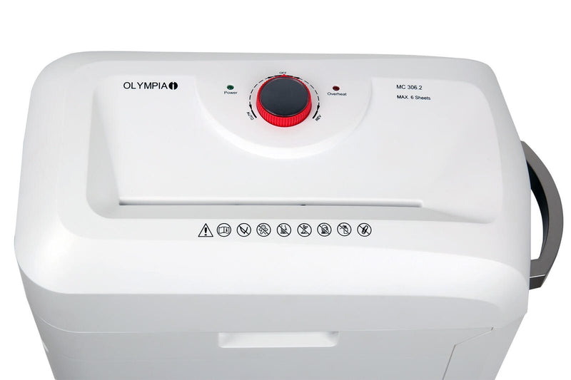 OLYMPIA MC306.2 Aktenvernichter mit Partikelschnitt