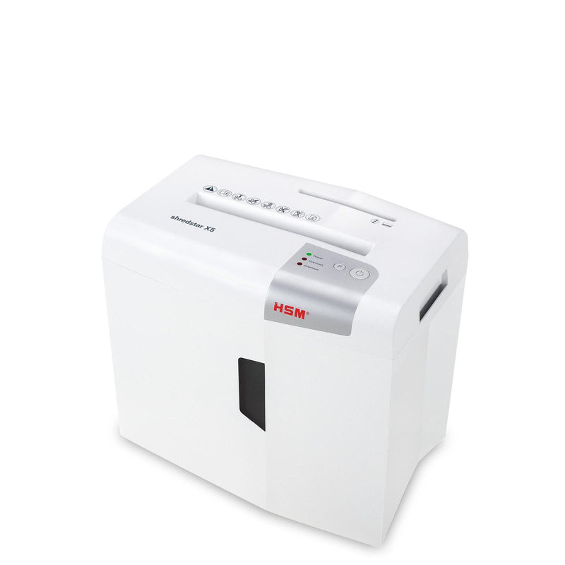 HSM Aktenvernichter shredstar X5 - Sicherheitsstufe 4 - Partikelschnitt - 4,5 x 30 mm - 5 Blatt
