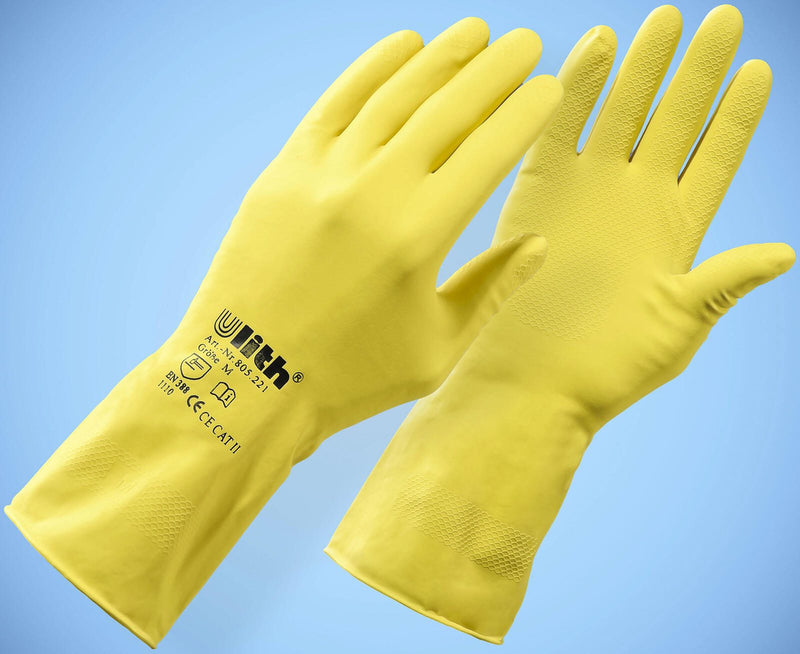 Ulith Gummihandschuhe L gelb