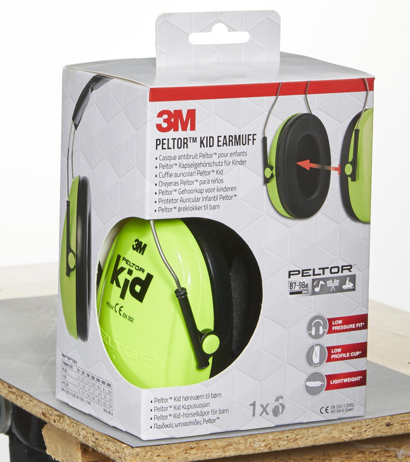 3M Peltor™ Kid Kinder-Kapselgehörschutz 27 dB grün