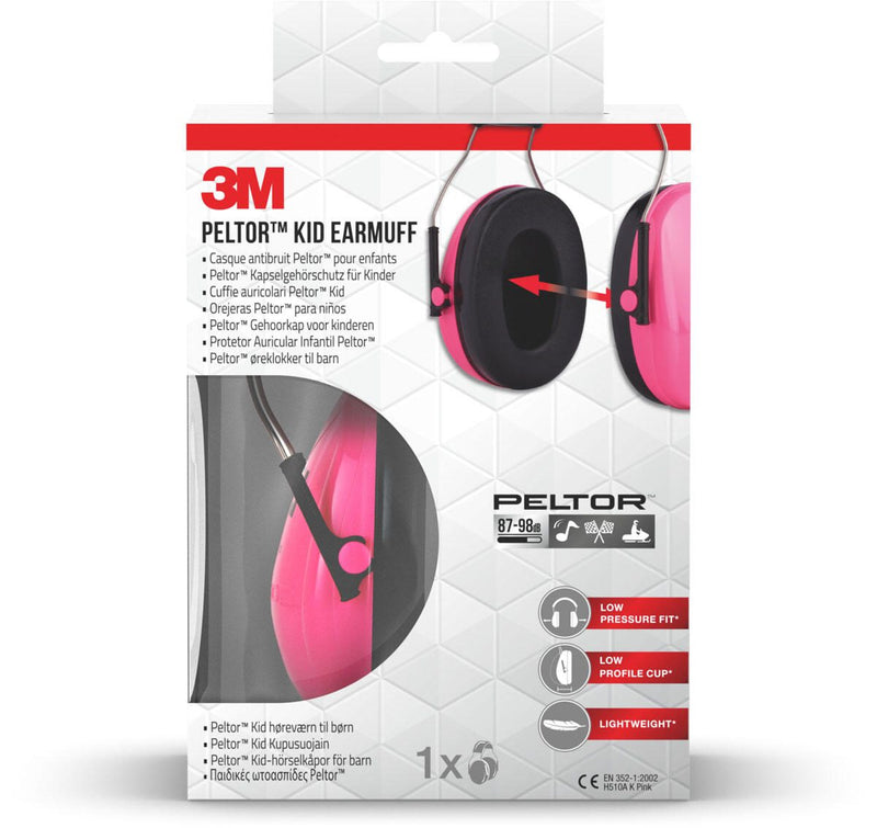 3M Peltor™ Kid Kinder-Kapselgehörschutz 27 dB pink