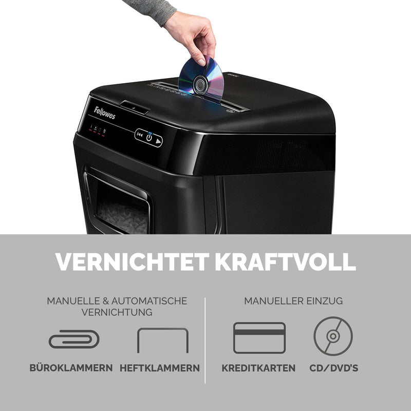 Fellowes Automax 150c Aktenvernichter mit Partikelschnitt