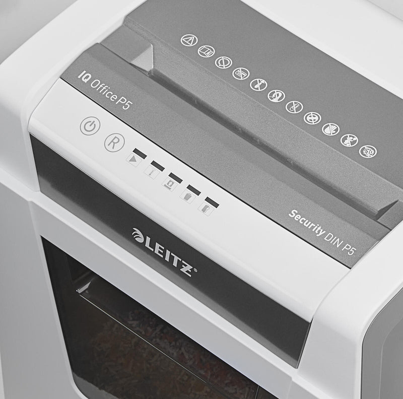LEITZ IQ Office Aktenvernichter mit Partikelschnitt