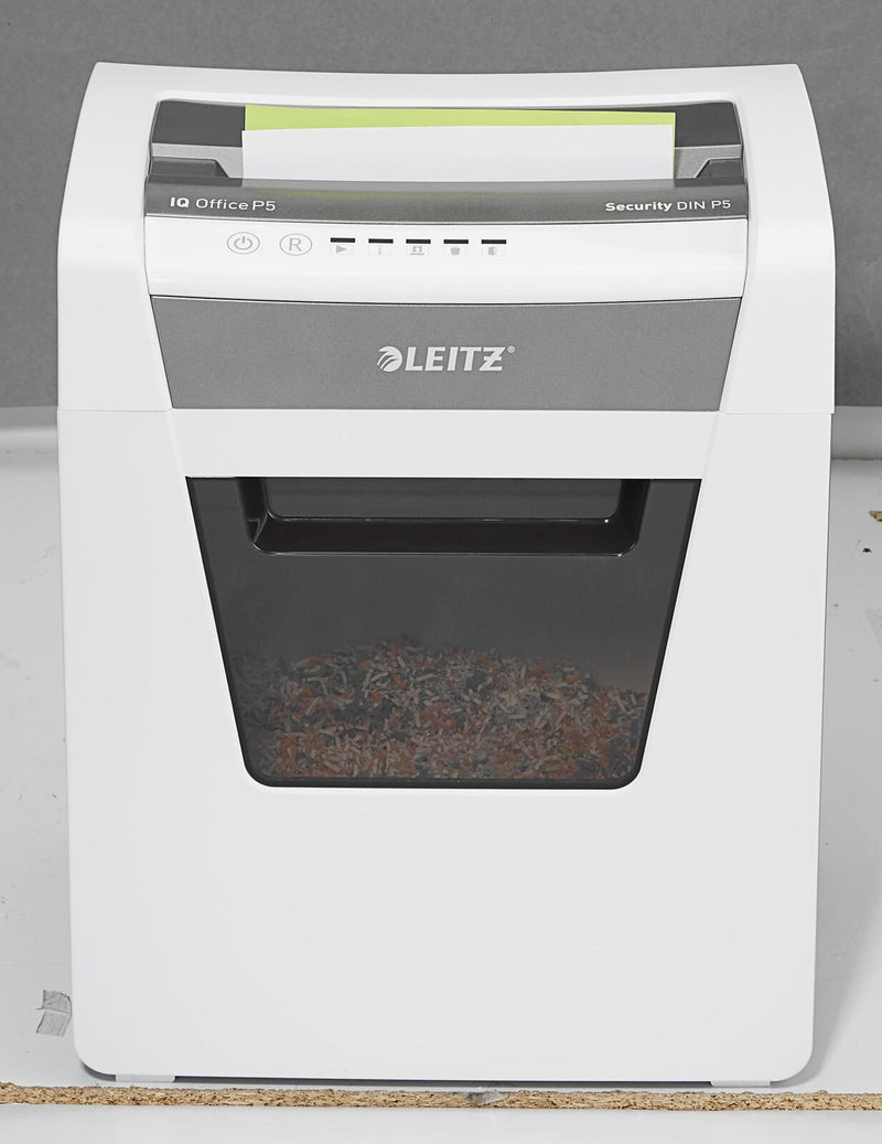 LEITZ IQ Office Aktenvernichter mit Partikelschnitt