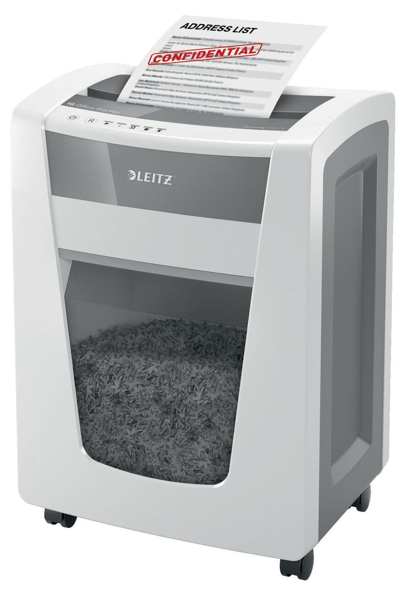 LEITZ IQ Office Pro Aktenvernichter mit Partikelschnitt