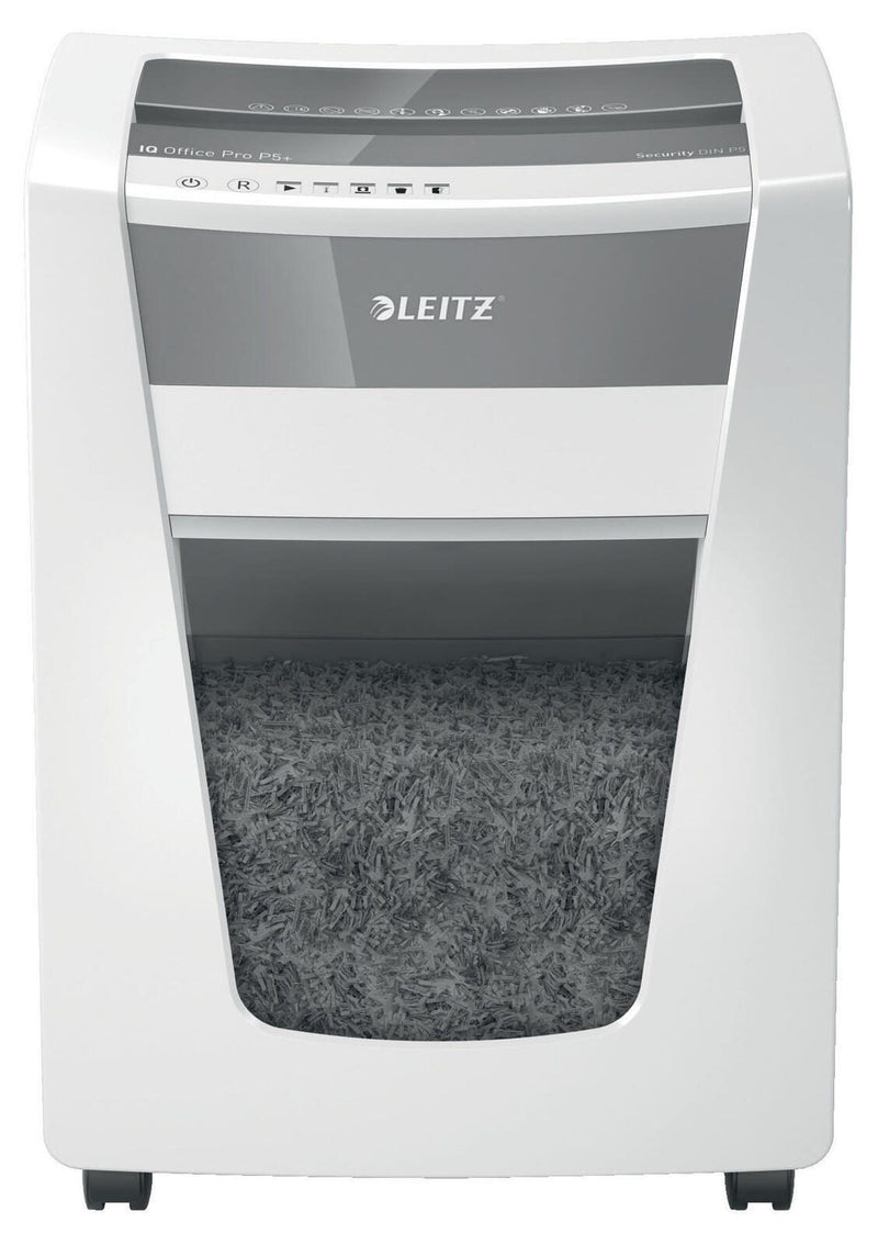 LEITZ IQ Office Pro Aktenvernichter mit Partikelschnitt