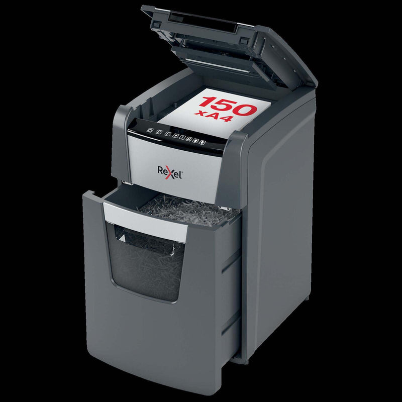 Rexel Optimum AutoFeed 150X Aktenvernichter mit Partikelschnitt