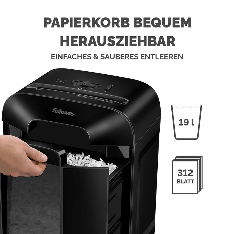 Fellowes Powershred LX85 Aktenvernichter mit Partikelschnitt