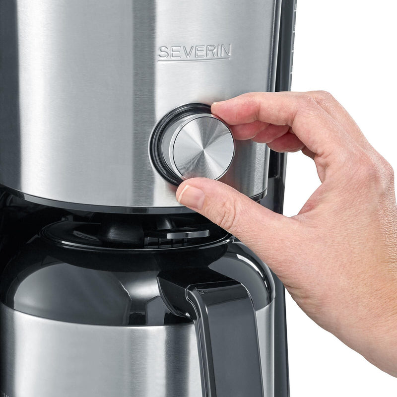 SEVERIN KA4845 Kaffeemaschine schwarz/Edelstahl