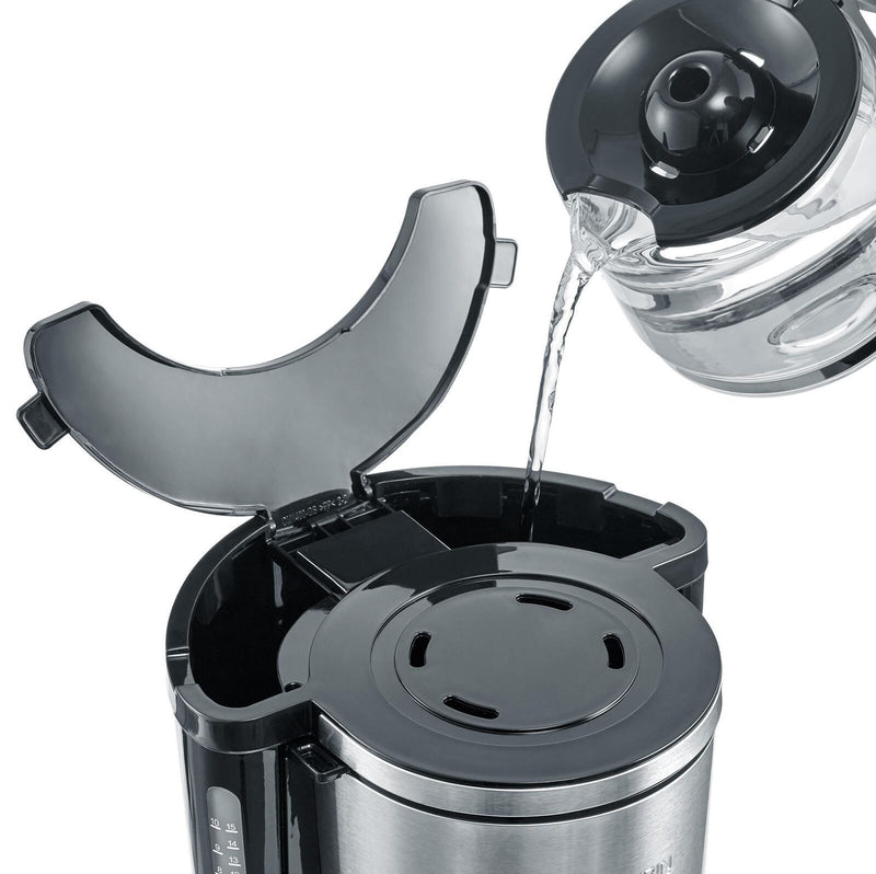 SEVERIN KA4845 Kaffeemaschine schwarz/Edelstahl