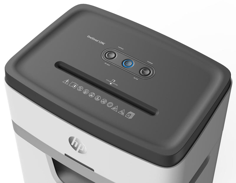 HP OneShred 12MC Aktenvernichter mit Partikelschnitt