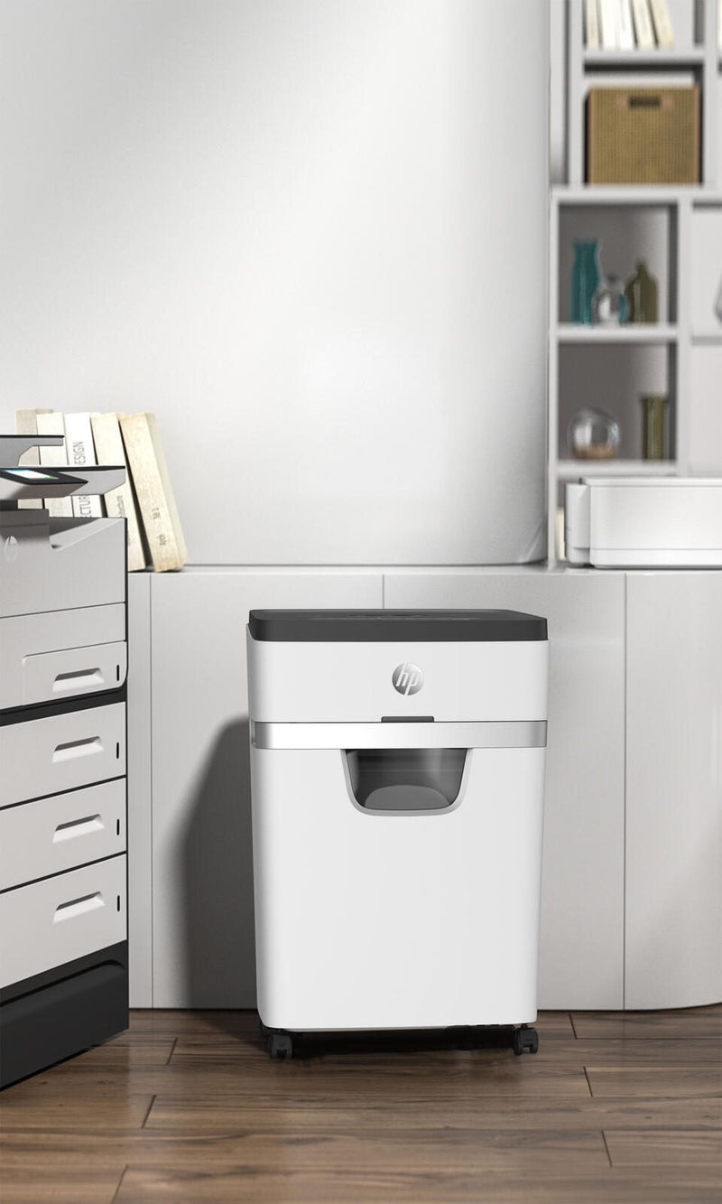 HP OneShred 12MC Aktenvernichter mit Partikelschnitt
