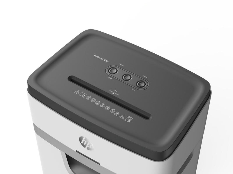 HP OneShred 12MC Aktenvernichter mit Partikelschnitt