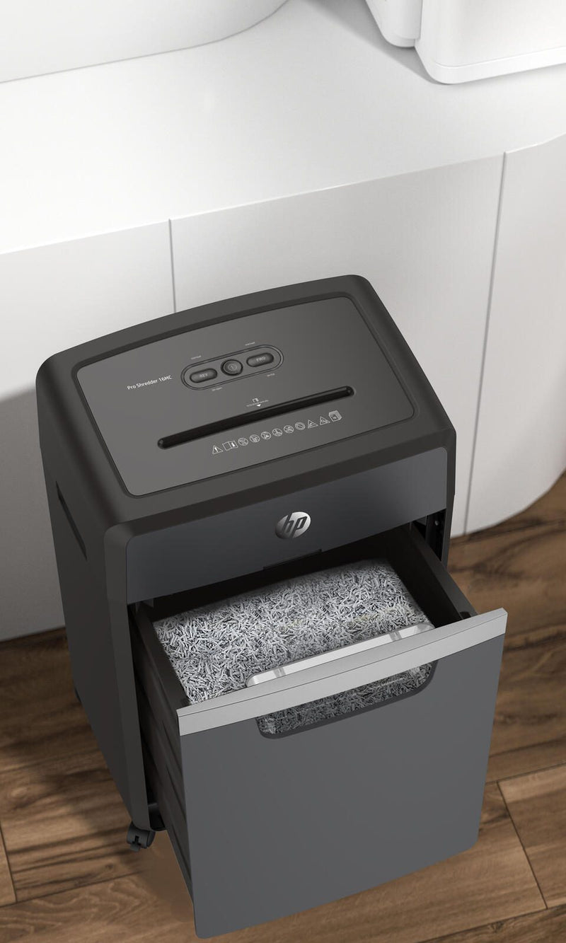 HP Pro Shredder 16MC Aktenvernichter mit Partikelschnitt