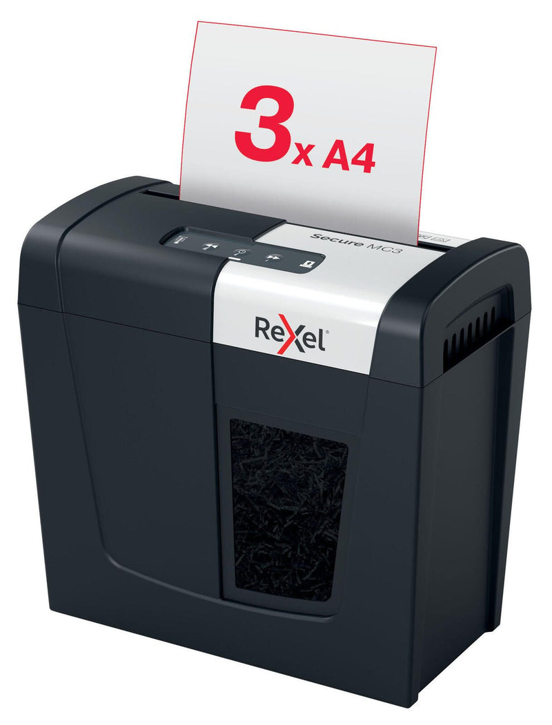Rexel Secure MC3 Aktenvernichter mit Partikelschnitt