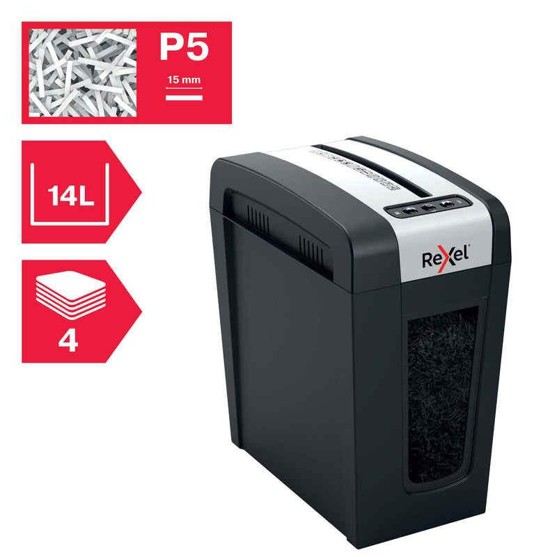 Rexel Secure MC4-SL Aktenvernichter mit Partikelschnitt