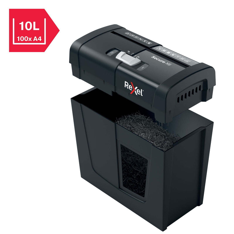 Rexel Secure X6 Aktenvernichter mit Partikelschnitt