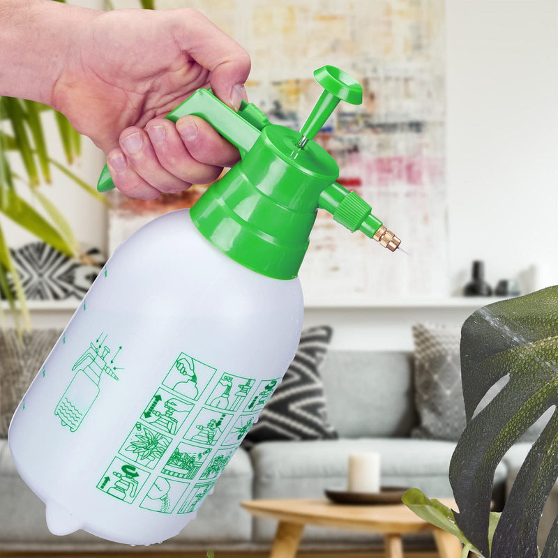 relaxdays Sprühflasche weiß, grün