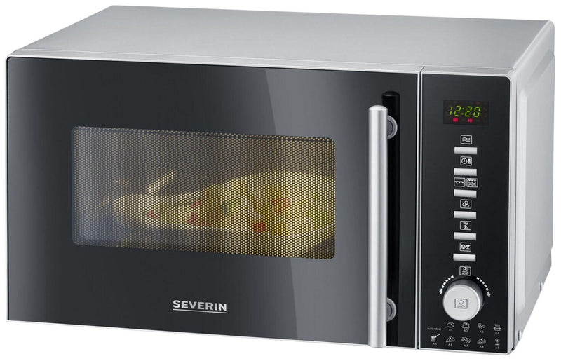 Severin Mikrowelle MW 7773 schwarz, edelstahl