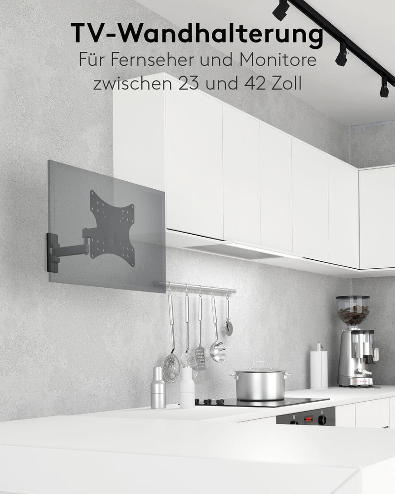 goobay TV-Wandhalterung Basic FULLMOTION schwarz