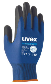 uvex Arbeitshandschuhe phynomic WET 10 blau, anthrazit