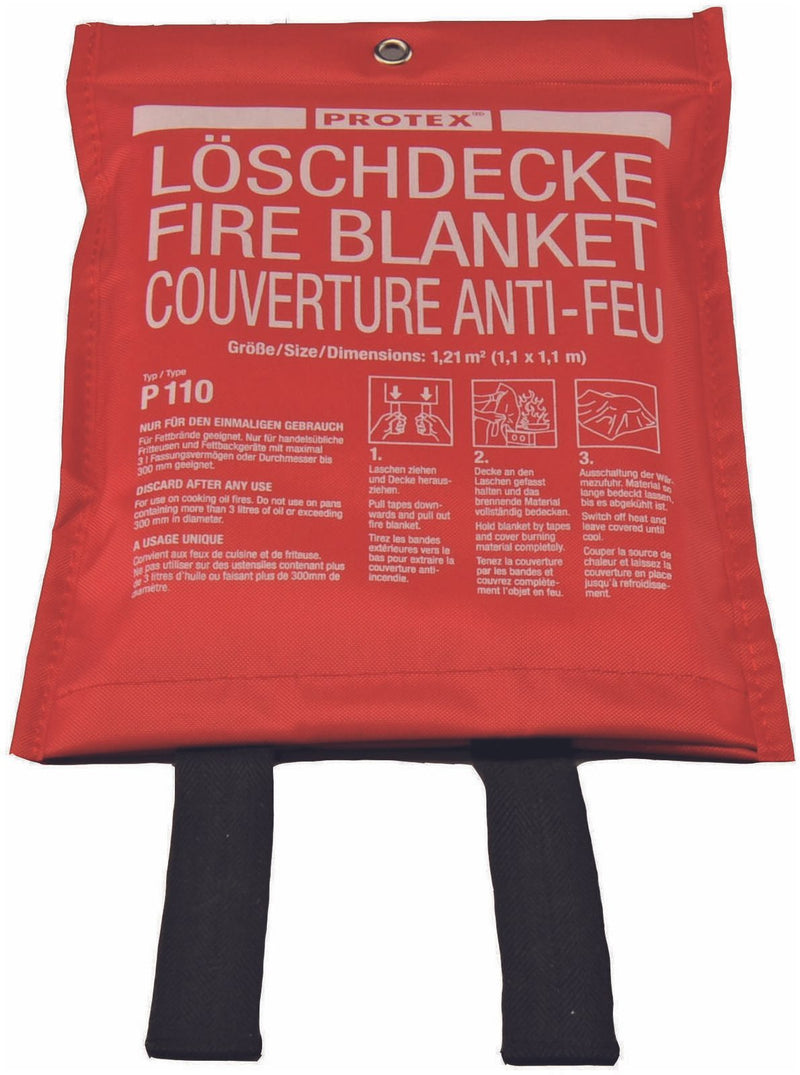 PROTEX Feuerlöschdecke Glasfasergewebe